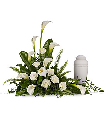 Stately Lilies Cremation Tribute from Bakanas Florist & Gifts, flower shop in Marlton, NJ